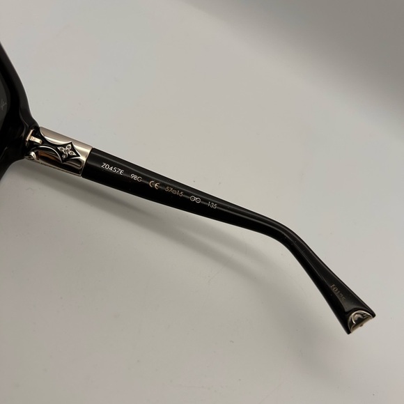 Louis Vuitton Black Heather Strass Sunglasses Z0457E ITALY No Box - Picture 8 of 11